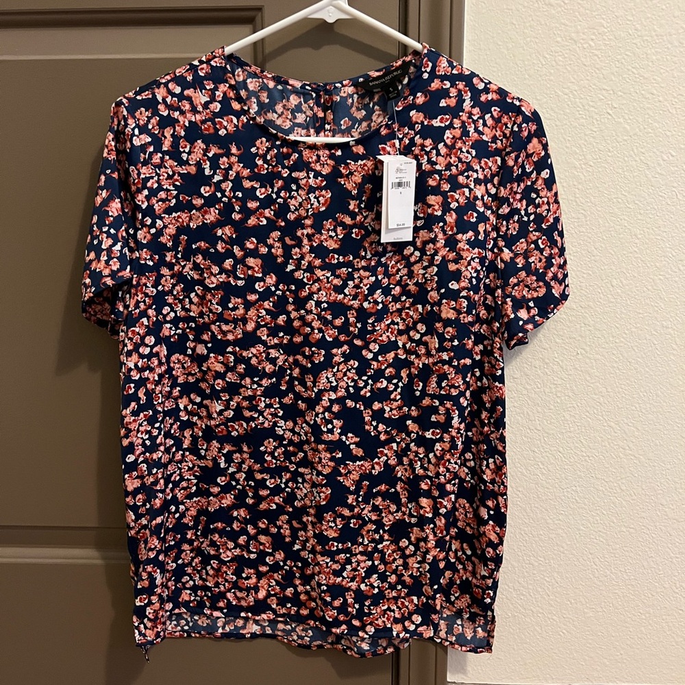 Banana Republic Floral Print Women's Top